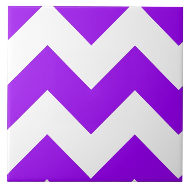 Padrão Zigzag Roxo (Frente)