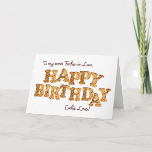 Padre-em-Lei, um cartão de aniversário para um a