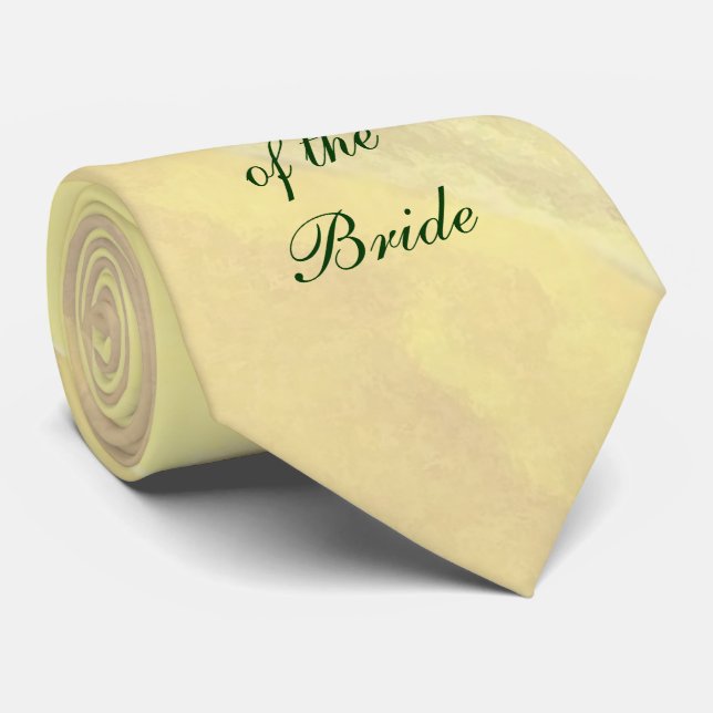 Padre Floral Amarelo da Gravata Bride (Rolled)