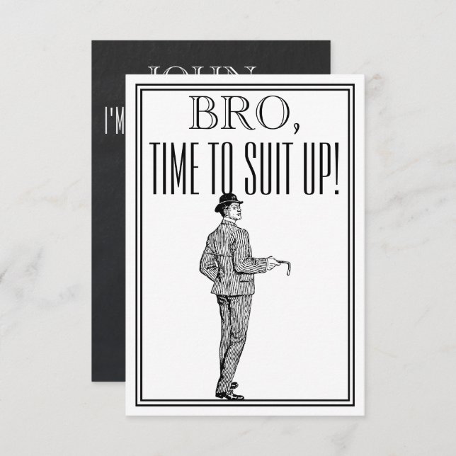 Padrinho de casamento ou o melhor convite do (Frente/Verso)