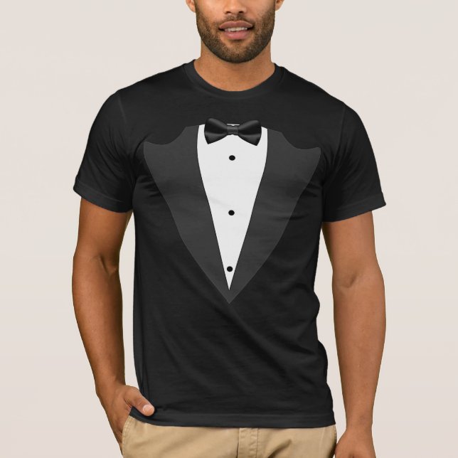 Padrinho de smoking, padrinho de camisa preta e br (Frente)