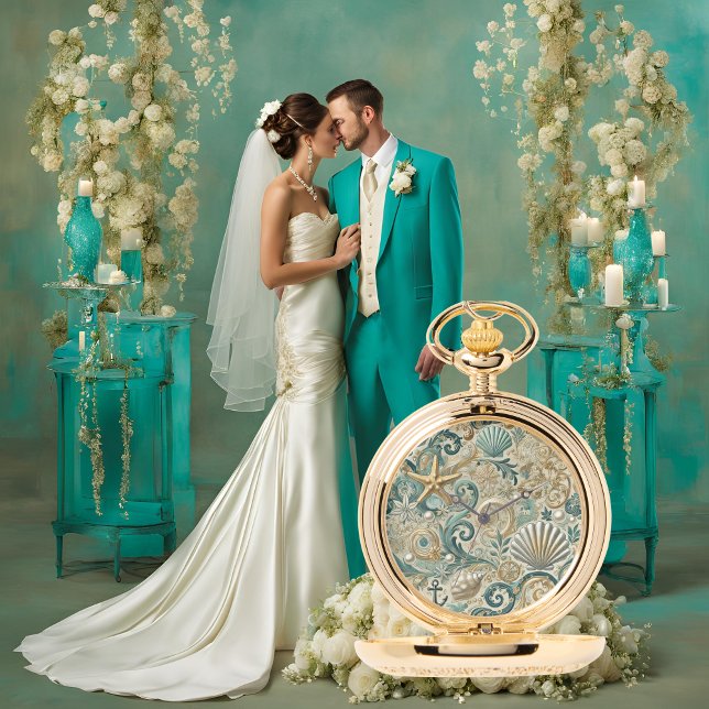 Padrinhos de casamento dotados de Dourado relógio  (Criador carregado)