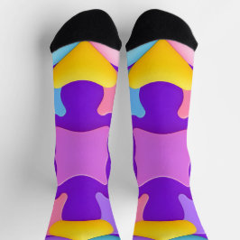 Padrões Abstrato geométricos coloridos