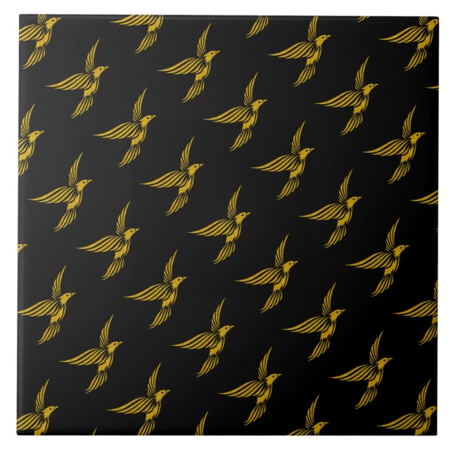 Padrões de águia-ouro-preta-branca (Frente)