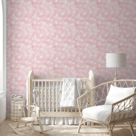 Padrões de Aquarela SuaveEstrelas Rosa para Sala d