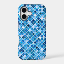 Padrões De Azulejos De Mosaico Azul 'Watery'