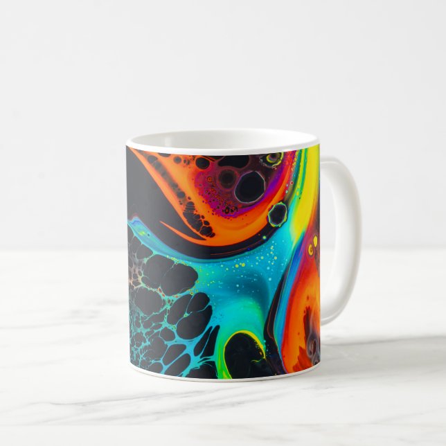 Padrões de Canecas Vibrantes: Loja Zazzle Hits! (Frente Esquerda)