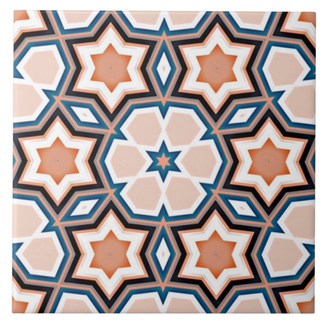 Padrões de Design de Azulejos Cerâmicos Islâmicos  (Frente)