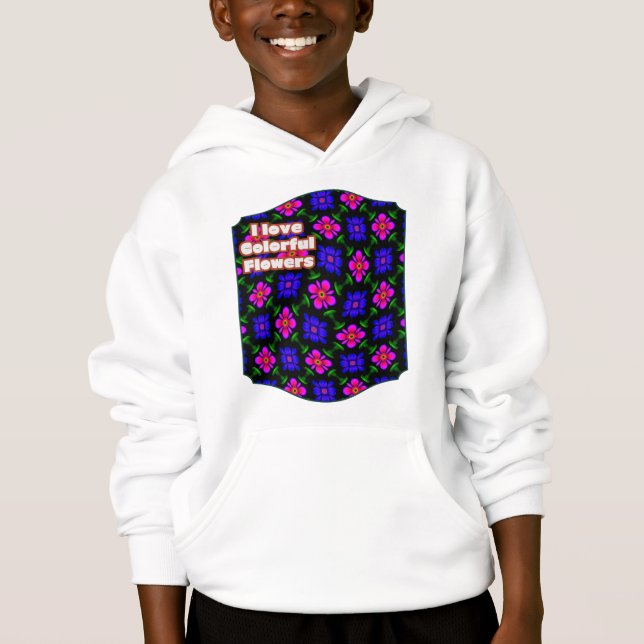 Padrões de flores rosa adoráveis (Frente)