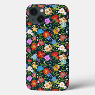 Padrões de flores sem costura pontiagudas-13554