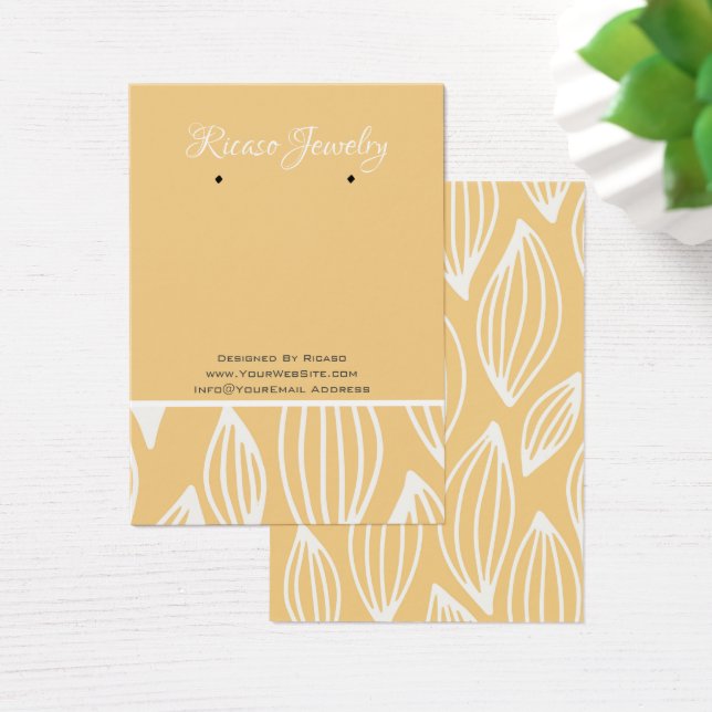 Padrões de Folha Amarelo Branco com Fundo (Mesa)