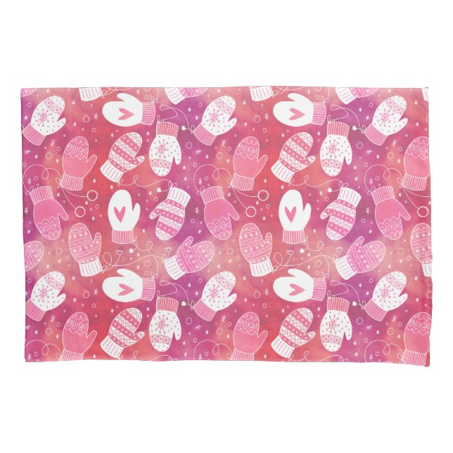 Padrões de natal em rosa (Frente)