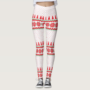Padrões de Natal Leggings Xmas, Conjuntos de Natal