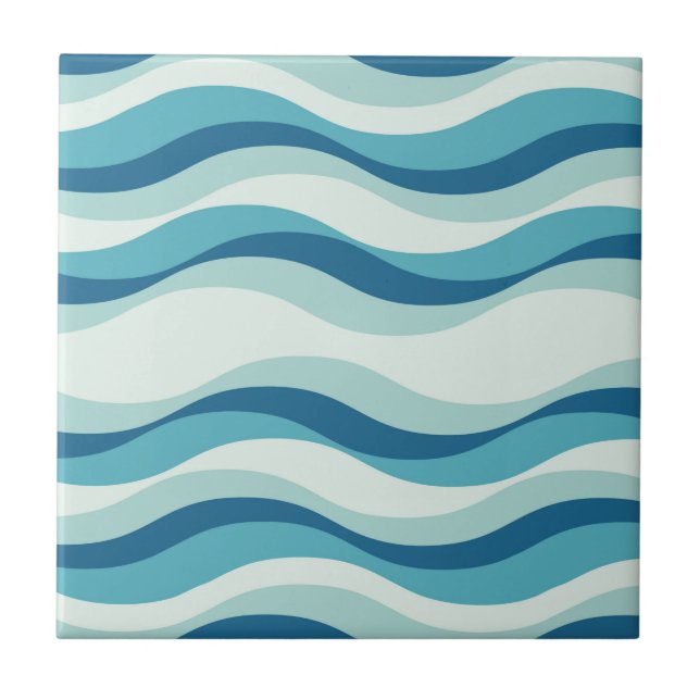 Padrões de Ondas Azuis (Frente)