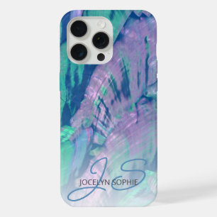 Padrões de Shell Azul Abalone Azul-Turquesa Rosa