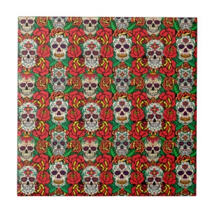 Padrões de Skulls Florais