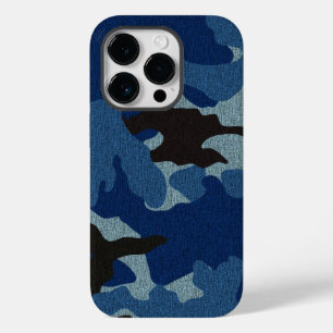 Padrões do Camo Azul legal Faux Cloth