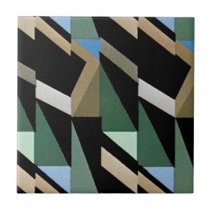 Padrões do triângulo do diamante com a arte retrô