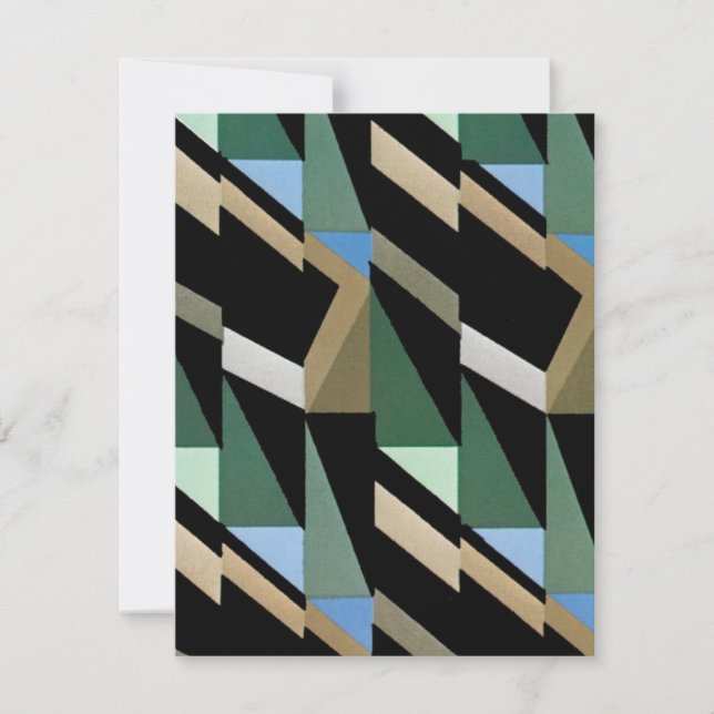 Padrões do triângulo do diamante com a arte retrô  (Frente)