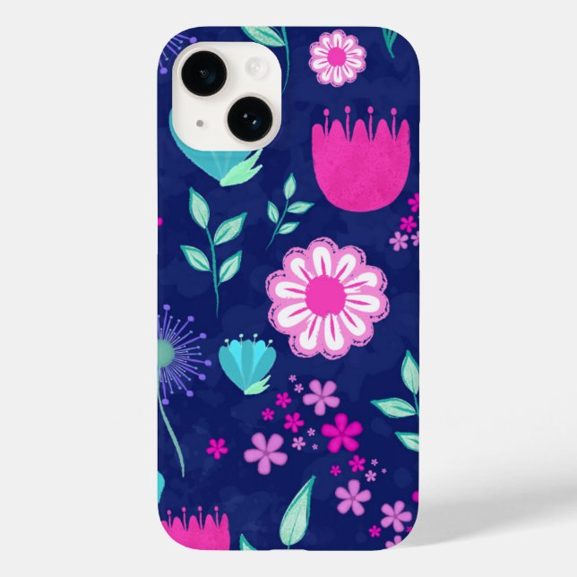 Padrões florais bonitos (Verso)