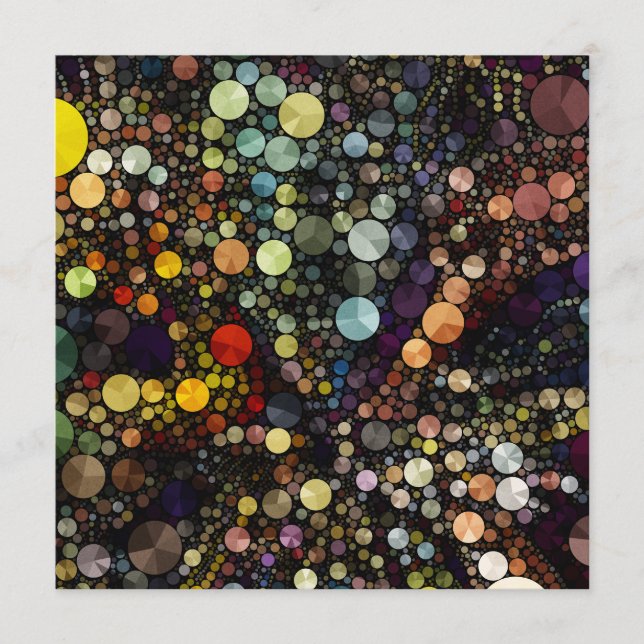 Padrões geométricos | Círculos multicolores (Frente)