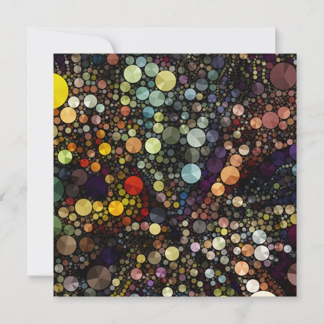 Padrões geométricos | Círculos multicolores (Frente)