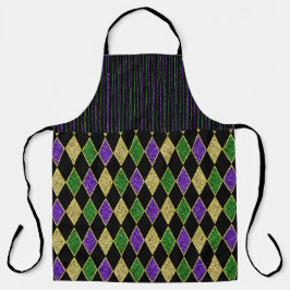 PADRÕES MARDI GRAS Verde Roxo Dourado