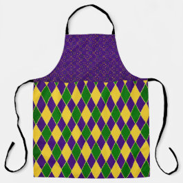 PADRÕES MARDI GRAS Verde Roxo Dourado