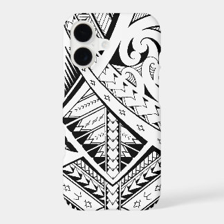 Padrões mistos de tatuagem tribal no estilo Maori 