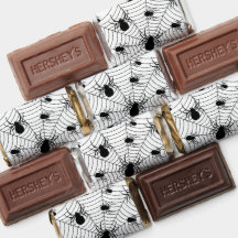 Padrões negros de aranhas brancas teias