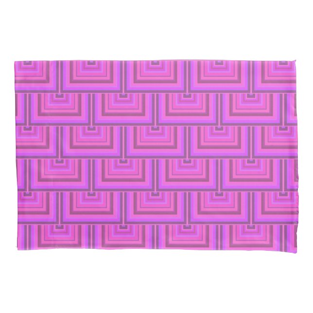 Padrões quadrados cor-de-rosa (Frente)