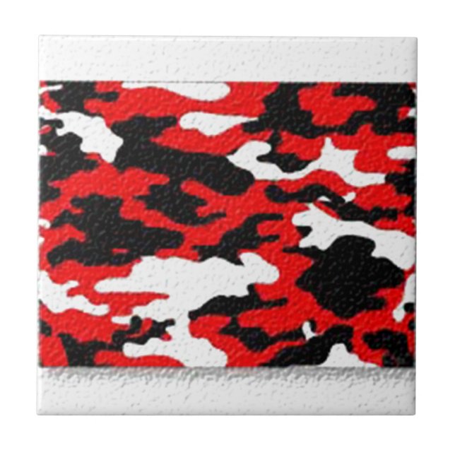 Padrões Vermelhos de Camuflagem (Frente)