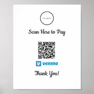 Pagamento Móvel Venmo Analisar Para Pagar Poster