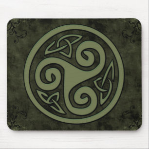 Pagan Celtic Triskelion Mouse Pad