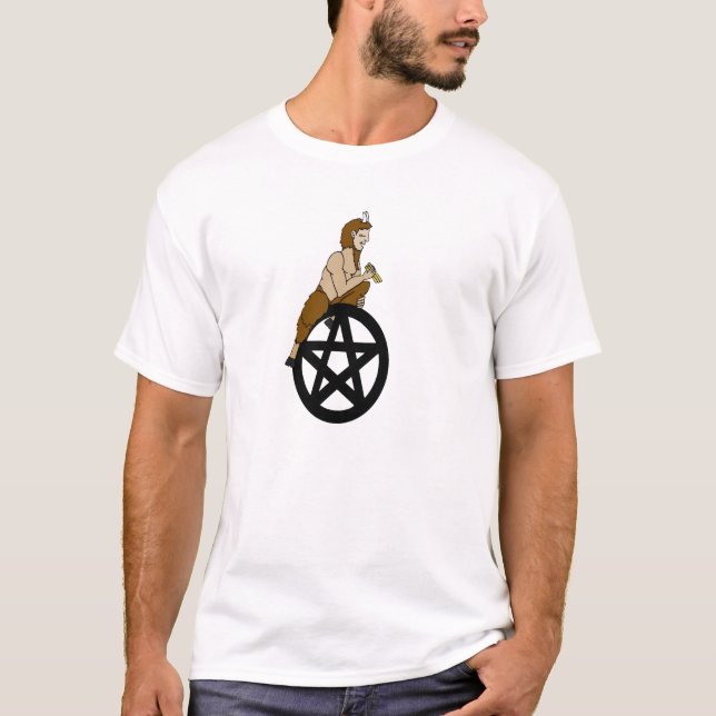 Pagan God Pan com Camisa Pentálica (Frente)