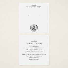 Pagan Wiccan Pentacle Jewelry Earring