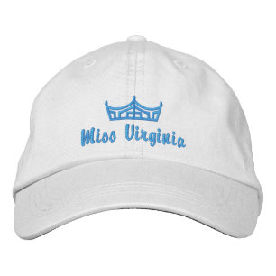 Pageant Custom Embroidered Baseball Boné EUA