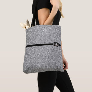 Pageant Faux Glitter Tote Bag