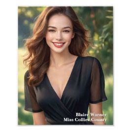 Pageant Photo 8x10 Foto do Impressão do Concurso F