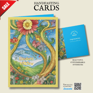 PÁGINA CELTICA DE CARTÃO DE MÃO PERSONALIZADA