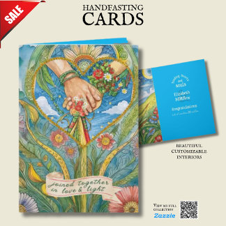 PÁGINA CELTICA DE CARTÃO DE MÃO PERSONALIZADA