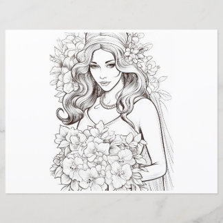 Página de Coloração de Casamentos - Divertido para