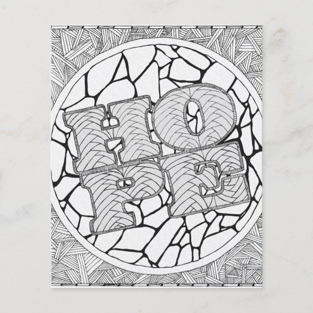 Página de Coloração de Esperança (Frente)