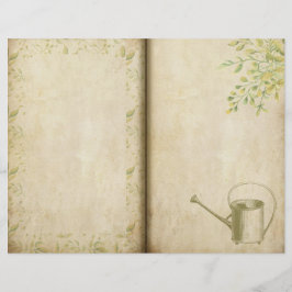 Página de Diário do Vintage Style Gardener