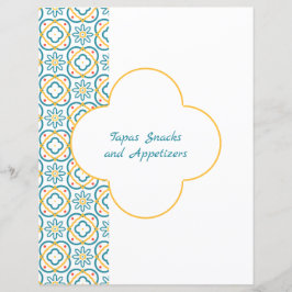 Página de Divisor para Binder Azulejo Espanhol Ama