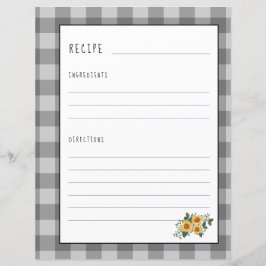 Página de receita de farmácia para organizador de