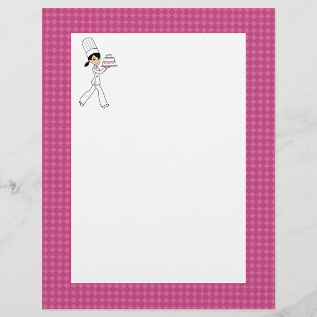 Página de Receita Decorada com Ilustrações (Frente)