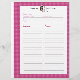 Página de Receita Totalmente Ilustrada para Usuári