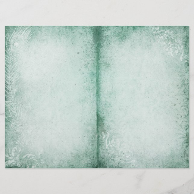 Página Diário Pavock Feather & Flourar (Frente)