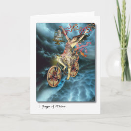 Página do Cartão de Saudação de Tarot de Éter